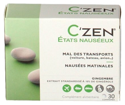 Bausch + Lomb C'Zen États Nauséeux 30 Comprimés