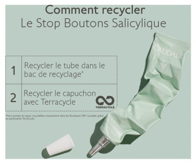 Caudalie Vinopure Krema za ustavljanje mozoljev s salicilno kislino 15 ml