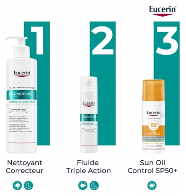 Eucerin DermoPure Clinical Gel Nettoyant Triple Action 400 ml