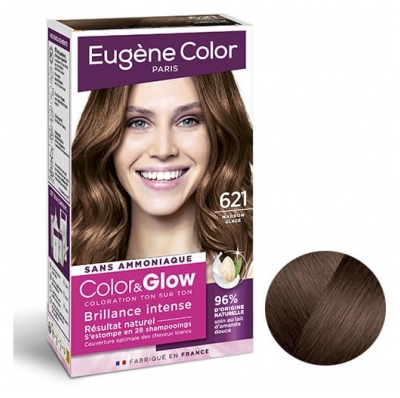 Eugène Color Color & Eclat Les Naturelles - Coloração creme permanente - 83 LOIRO CLARO DOURADO