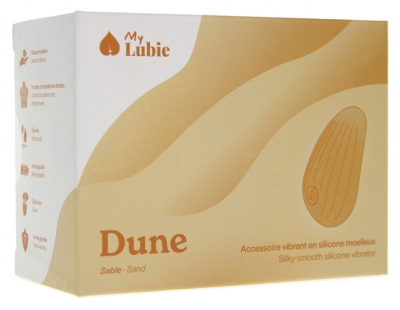Mano „Lubie Dune“ purpurinis silikoninis vibruojantis aksesuaras
