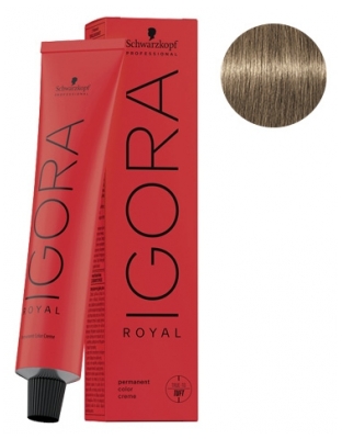 Schwarzkopf Permanente Haarfarbe Igora Royal 1-0 Naturschwarz - Haarfärbung: 8-00 Natürliches Hellblond Extra