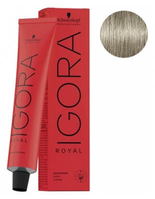 Coloração Permanente Schwarzkopf Igora Royal 60 ml - Cor: 9-11 Louro cinzento muito claro Extra