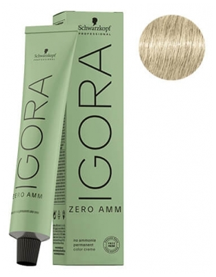 Schwarzkopf Permanente Haarfarbe Igora Zero Amm 1-0 Naturschwarz - Haarfärbung: 10-14 Blond Sehr Sehr Hell Aschfarben Beige