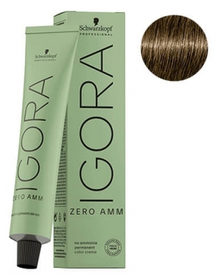 Schwarzkopf Permanente Haarfarbe Igora Zero Amm 1-0 Naturschwarz - Haarfärbung: 5-00 Natürliches Hellkastanienbraun Extra