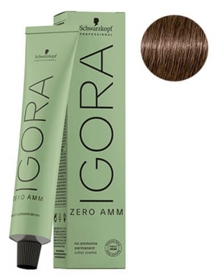 Coloração Permanente Schwarzkopf Igora Zero Amm 60 ml - Cor: 6-68 Louro escuro Castanho Vermelho