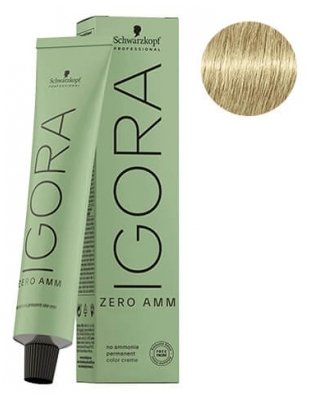 Schwarzkopf Igora Coloración Permanente Zero Amm 1-0 Negro Natural - Coloración: 9-00 Rubio Muy Claro Natural Extra