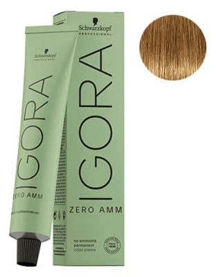 Schwarzkopf Permanente Haarfarbe Igora Zero Amm 1-0 Naturschwarz - Haarfärbung: 7-67 Mittelblond Kupferbraun