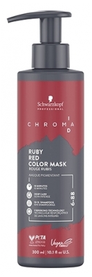 Schwarzkopf Chroma ID pigmentuota kaukė 300 ml - Spalva: Rubino raudona