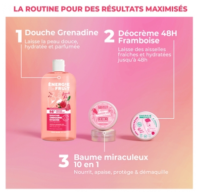 Energie Fruit Gel Douche Grenadine Exquise 500 ml