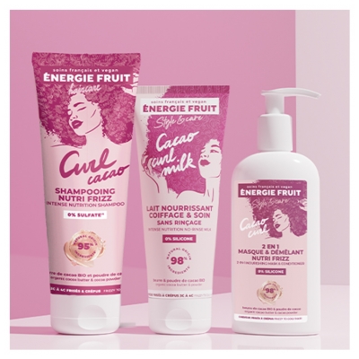 Energie Fruit Shampūnas Nutri Intense su ekologišku kakavos sviestu ir kakavos milteliais 250 ml