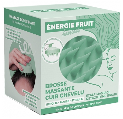 Energie Fruit Cepillo Masajeador Para el Cuero Cabelludo