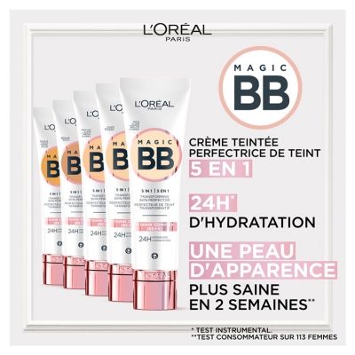 L'Oréal Paris Magic BB Crème 5en1 Perfecteur de Teint 30 ml - Teinte : Clair