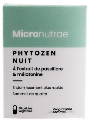 Micronutrae Phytozen Natt 30 Vegetabiliska Kapslar