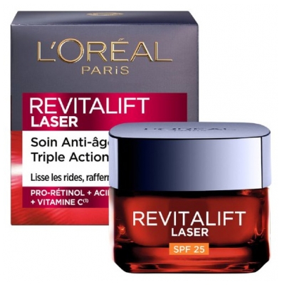 L'Oréal Paris Revitalift Laser Soin Anti-Âge Tripla Azione SPF25 50 ml