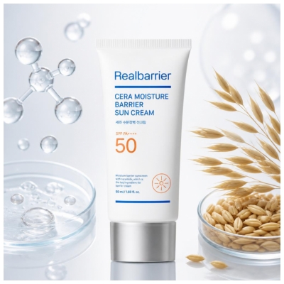 Real Barrier Cera Moisture Barrier Hydratační opalovací krém SPF50 50 ml