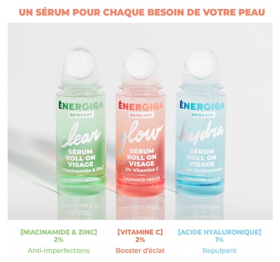 Energiqa Glow Sèrum Roll-On Visage 30 ml