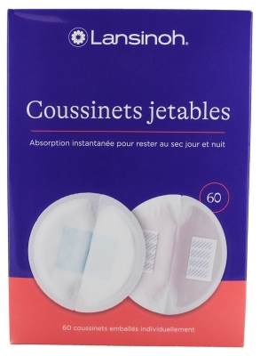 Lansinoh 60 vienkartiniai liemenėlių įklotai