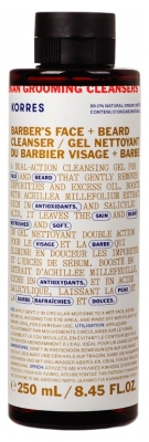 Korres Gel de Curățare pentru Față + Barba Barberului Athenian Grooming 250 ml