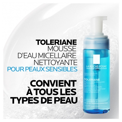 La Roche-Posay Tolériane Mousse d'Eau Micellaire Nettoyante Démaquillante 150 ml