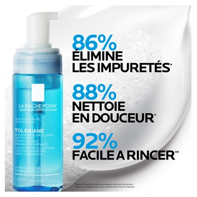 La Roche-Posay Tolériane Mousse d'Eau Micellaire Nettoyante Démaquillante 150 ml