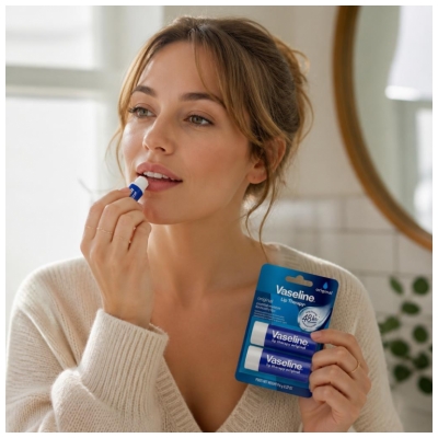 Vaseline Protetor Labial Original 2 x 4,8 g