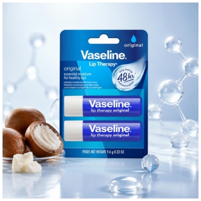 Vaseline Protetor Labial Original 2 x 4,8 g
