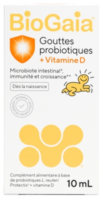 BioGaia Probiotiske Dråber + D-vitamin 10 ml