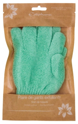 Estipharm 2 Gants Exfoliants - Couleur : Vert