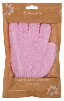 Estipharm 2 Gants Exfoliants - Couleur : Rose