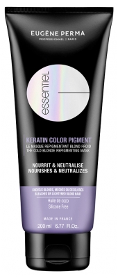 Masca de Re-pigmentare Blond Rece Eugène Perma Essentiel Keratin Color Pigment 200 ml