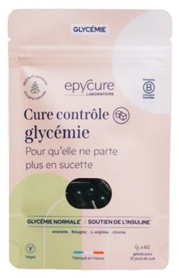 Epycure Cura per il Controllo Degli Zuccheri nel Sangue 60 Capsule