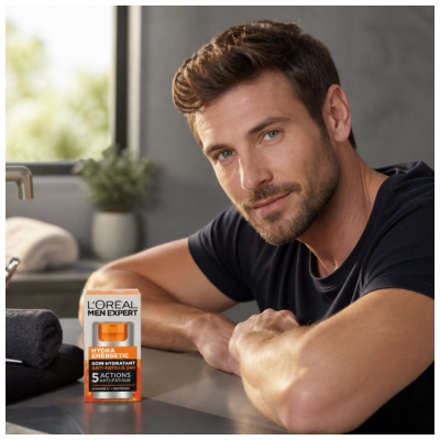 L'Oréal Paris Men Expert Hydra Energetic Vlažilna nega 5 Akcij Proti Utrujenosti 24H 50 ml
