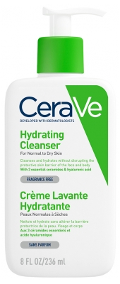 CeraVe Feuchtigkeitsspendende Reinigungscreme 236 ml
