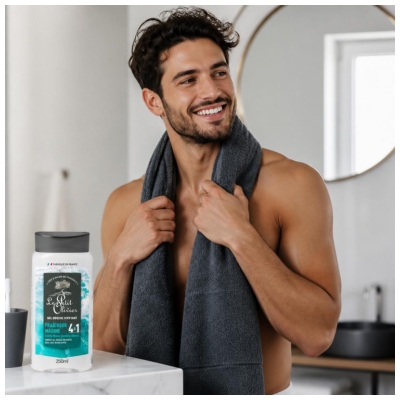 Le Petit Olivier Uppfriskande Duschgel 4-i-1 Havsfräschör 250 ml