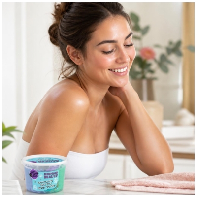 Organic Shop Body Scrub Körperpeeling mit Rosensalz Mermaid Beauty 250 ml