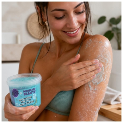Organic Shop Peeling do Ciała Gommage Corps au Sel Rose Mermaid Beauty 250 ml