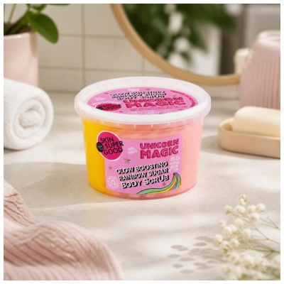 Organic Shop Exfoliant Corporal cu Zahăr Unicorn Magic 250 ml