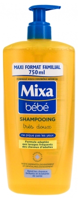 Mixa Bébé Champú Muy Suave 750 ml