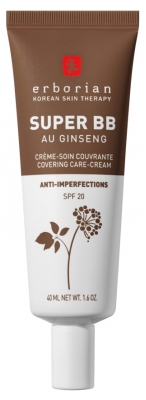 Erborian Ginseng Super BB 40 ml - Tint: Šokoladas