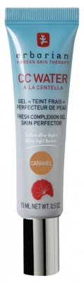 Erborian CC Water à la Centella Gel Teint Frais Perfecteur de Peau 15 ml - Teinte : Caramel