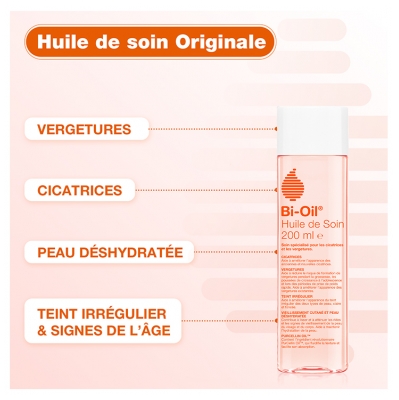 Bi-Oil Huile de Soin Spécialisée Cicatrices et Vergetures 200 ml