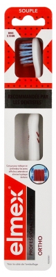 Elmex Ortho Brosse à Dents Souple - Couleur : Orange