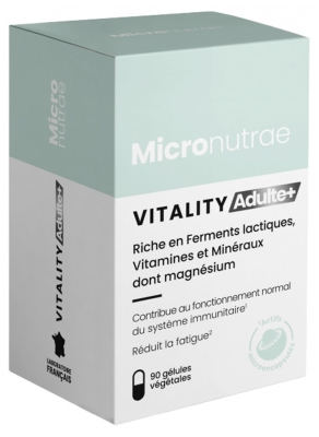 Micronutrae Vitality Adulte+ 90 Vegetabiliska Kapslar