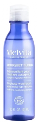 Melvita Floral Bouquet Bi-Phase Waterproof Organic Eye Makeup Remover 100 ml