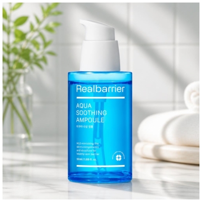 Real Barrier Aqua Soothing Ampoule Ansigt 50 ml