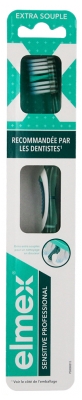 Elmex Sensitive Professionele Extra Zachte Tandenborstel - Kleur: Donkerblauw
