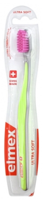 Elmex Ultra Soft Brosse à Dents Ultra Souple - Couleur : Vert et Gris