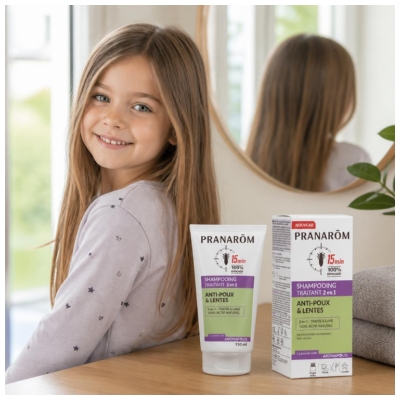 Pranarôm Aromapoux Shampoing Traitant 2en1 Anti-Poux & Lentes 150 ml