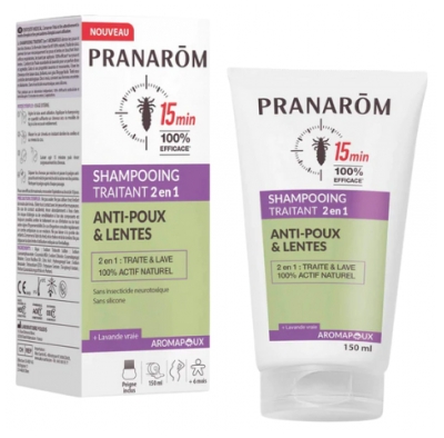 Pranarôm Aromapoux Shampoing Traitant 2en1 Anti-Poux & Lentes 150 ml